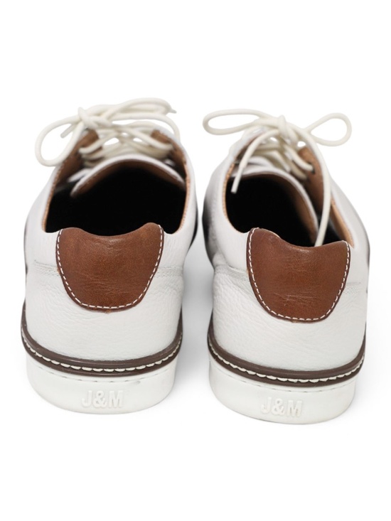 Johnston & Murphy McGuffey Sheepskin White Leather Lace-Up Shoes – Men\'s Size 9. main image 6